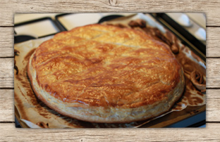 Recette Galette pomme vanille