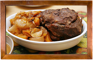 Recette Mijoté d'agneau en cocotte et ses petits légumes