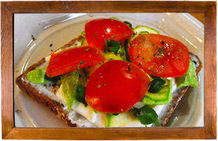 Recette Pain perdu parmesan tomate... (Fraich'attitude)