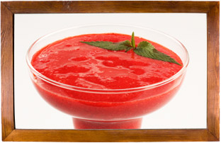 Recette Soupe fraise menthe