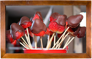 Recette Sucettes fraise chocolat (Fraich'attitude)