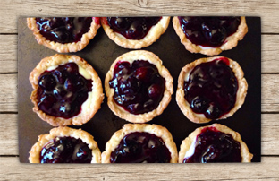 Recette Tartelette myrtilles