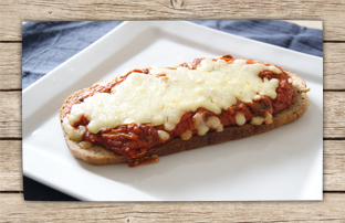 Recette Tartine tomate mozza